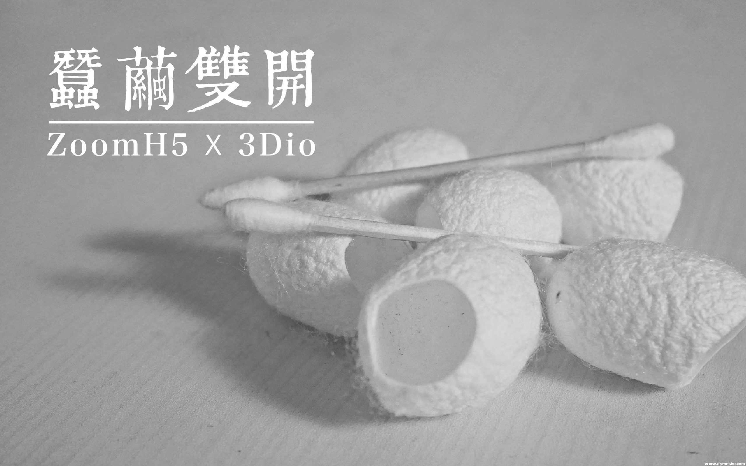 【CZ ASMR】老司机双开,刺激的蚕茧采耳,耳搔ZoomH5 X 3Dio（无人声） ...-助眠音声网