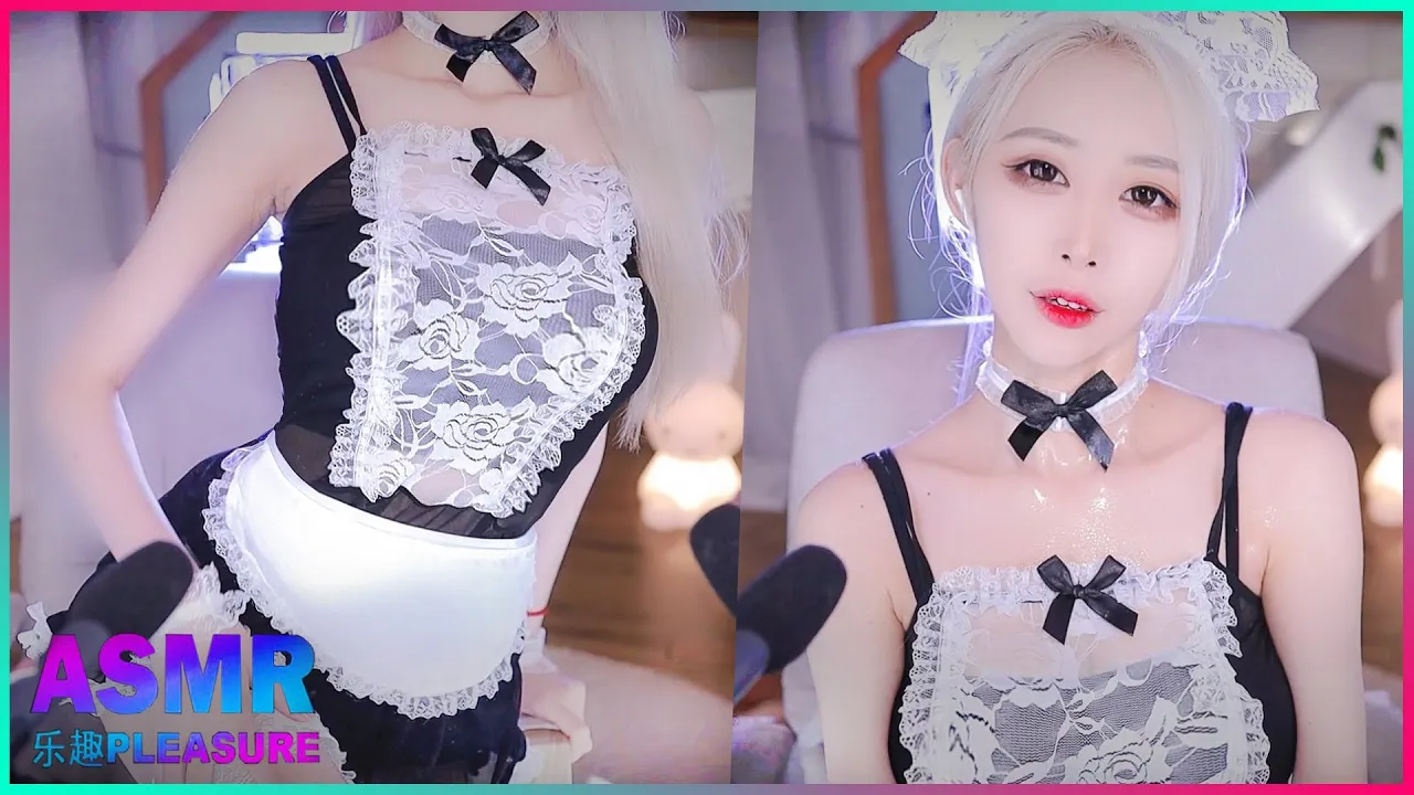 虎牙暖暖ASMR 女仆诱惑用油擦洗耳朵 - 轻柔的耳语/呼吸，放松-助眠音声网