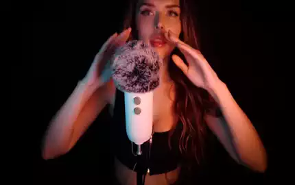 Fluffy-Mic-Scratching-with-Gentle-Whispers-ASMR-助眠音声网