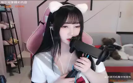 【尤猫醒醒ASMR】制服吃手指舔耳诱惑-助眠音声网