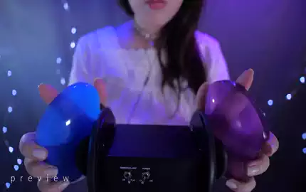 ASMR-Upgraded-Ｊｅｌｌｙ-Ear-Massage-(Realistic,-Relaxing,-Slow)-助眠音声网