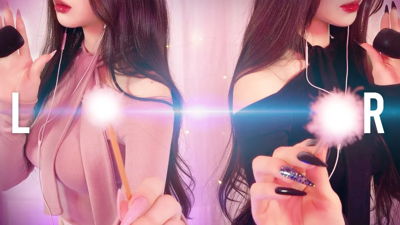 ASMR(Sub)Twin 360º大脑穿透式吹耳、清洁、刮擦声-助眠音声网